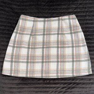 HYFVE Plaid Flannel Mini Skirt Size Small